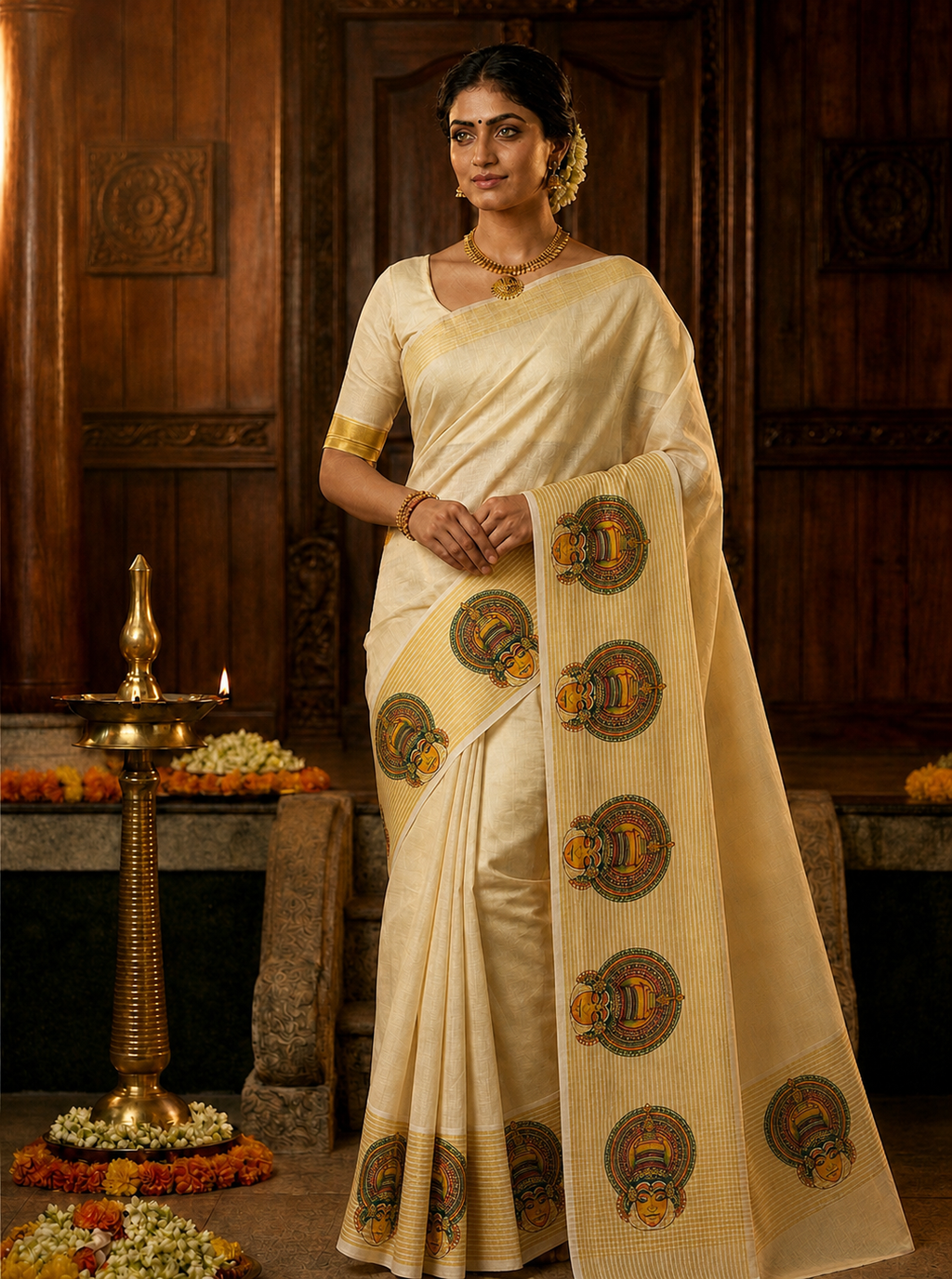 Kathakali Tissue Kasavu