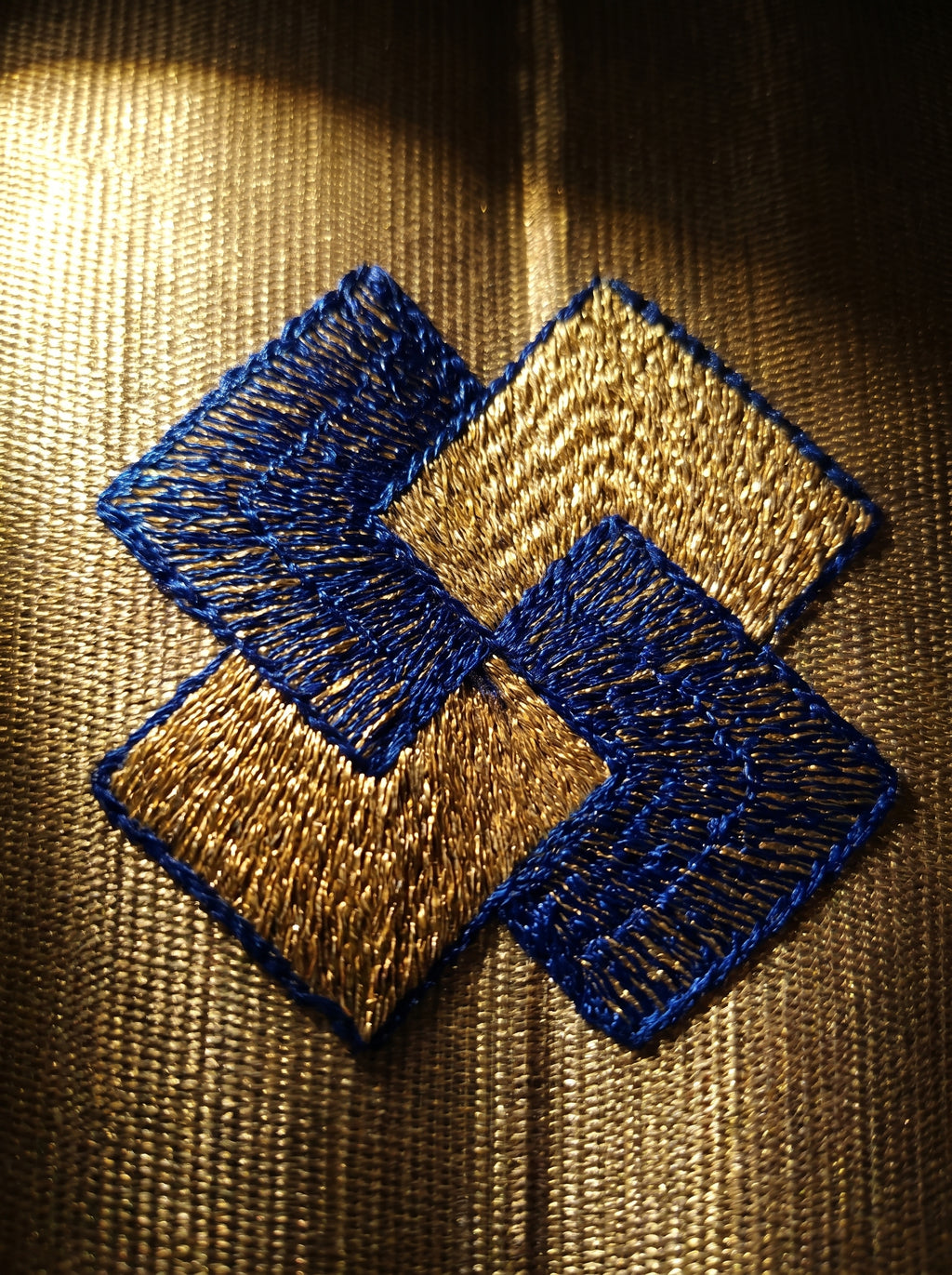 Ananthya Tissue Kasavu Blue