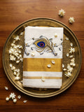 Neelamayura Cotton Kasavu Blue