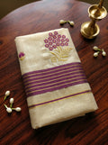 Haripriya Tissue Kasavu Purple