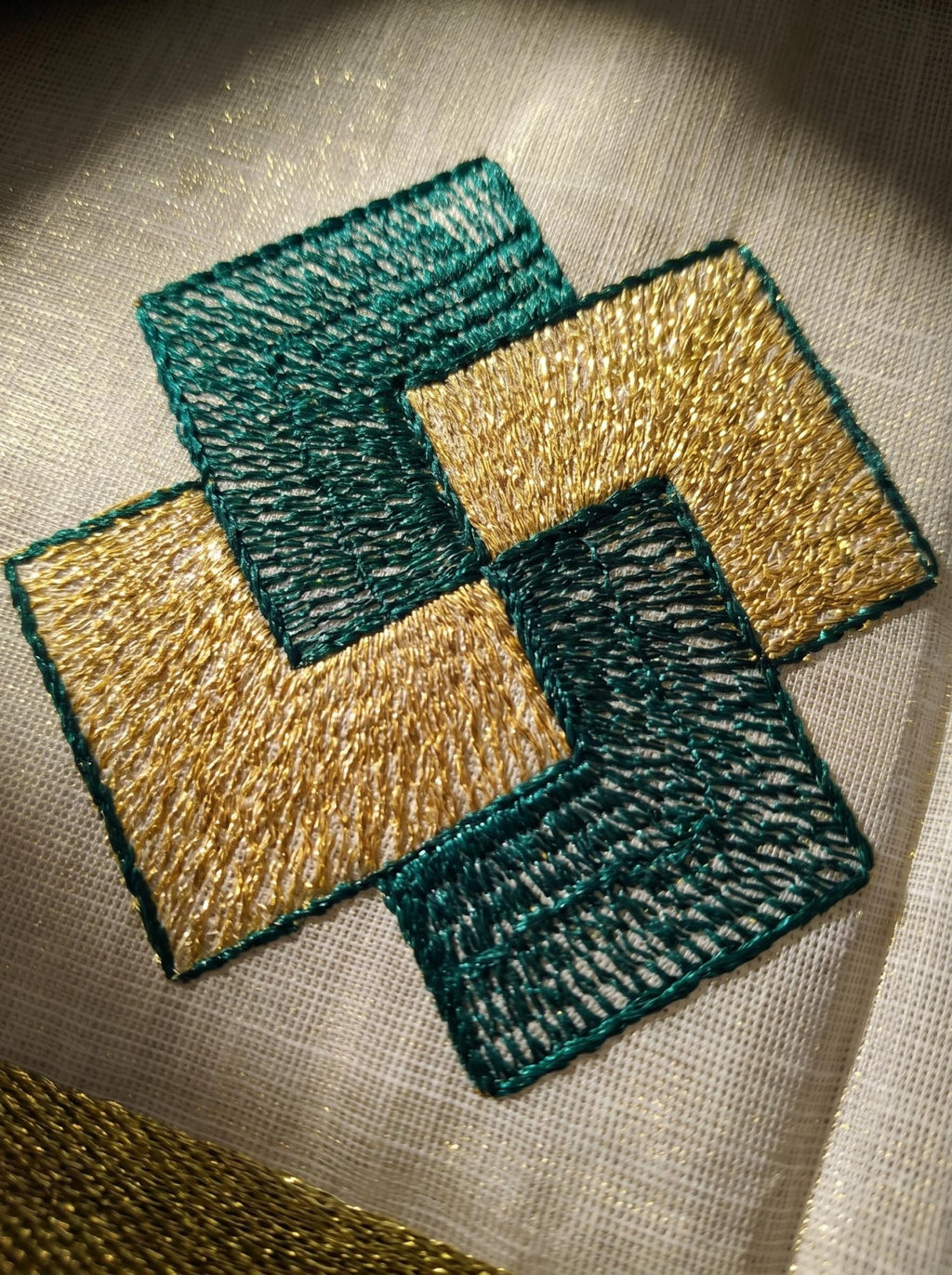 Ananthya Tissue Kasavu Green - Authentic Kerala Saree | Kasavu Saree | House Of Keralam