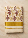 Vanamala Cotton Kasavu Marooon