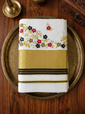 Pushpavalli Cotton Kasavu Black
