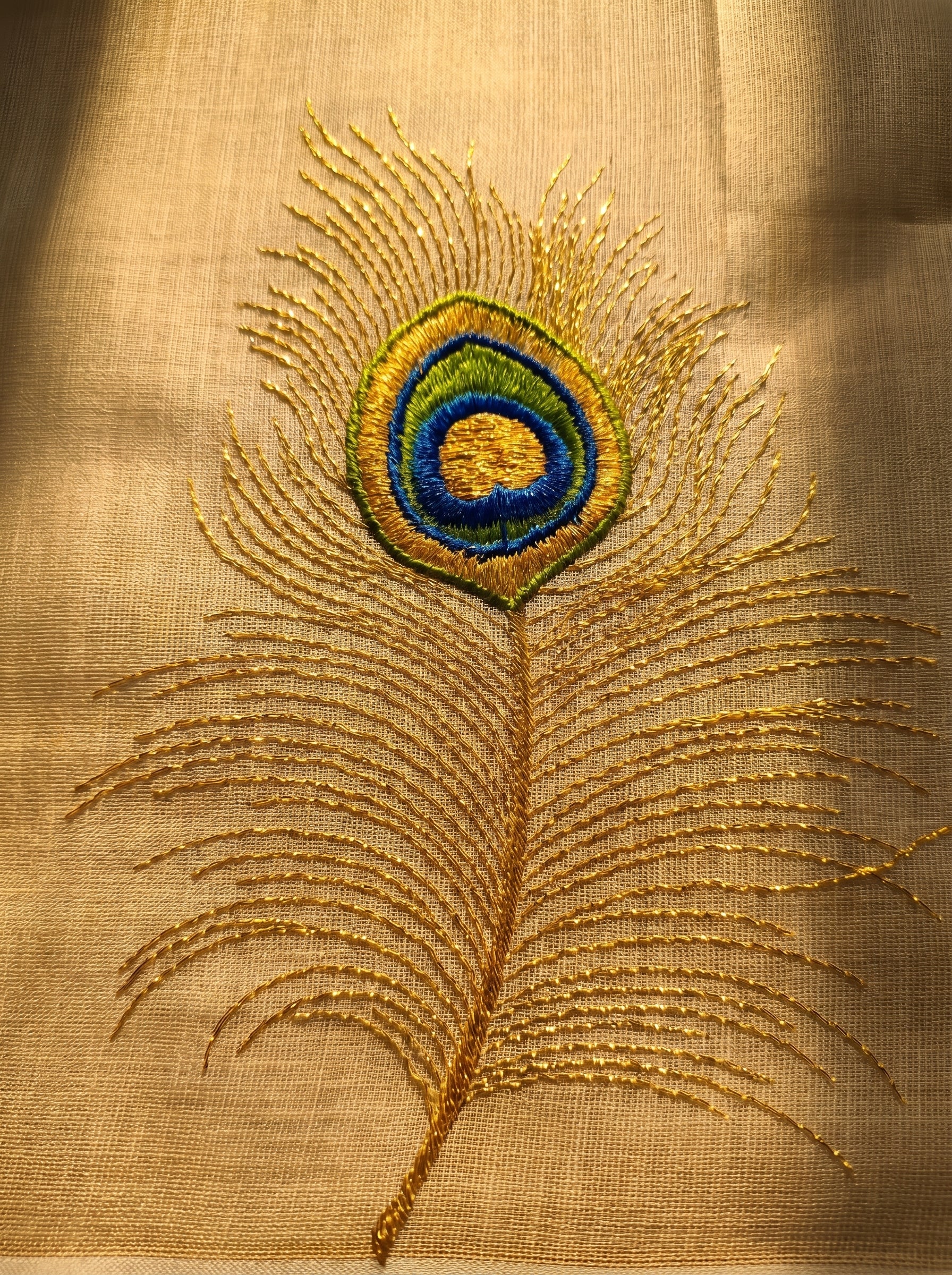 Mayoorika Tissue Kasavu Green