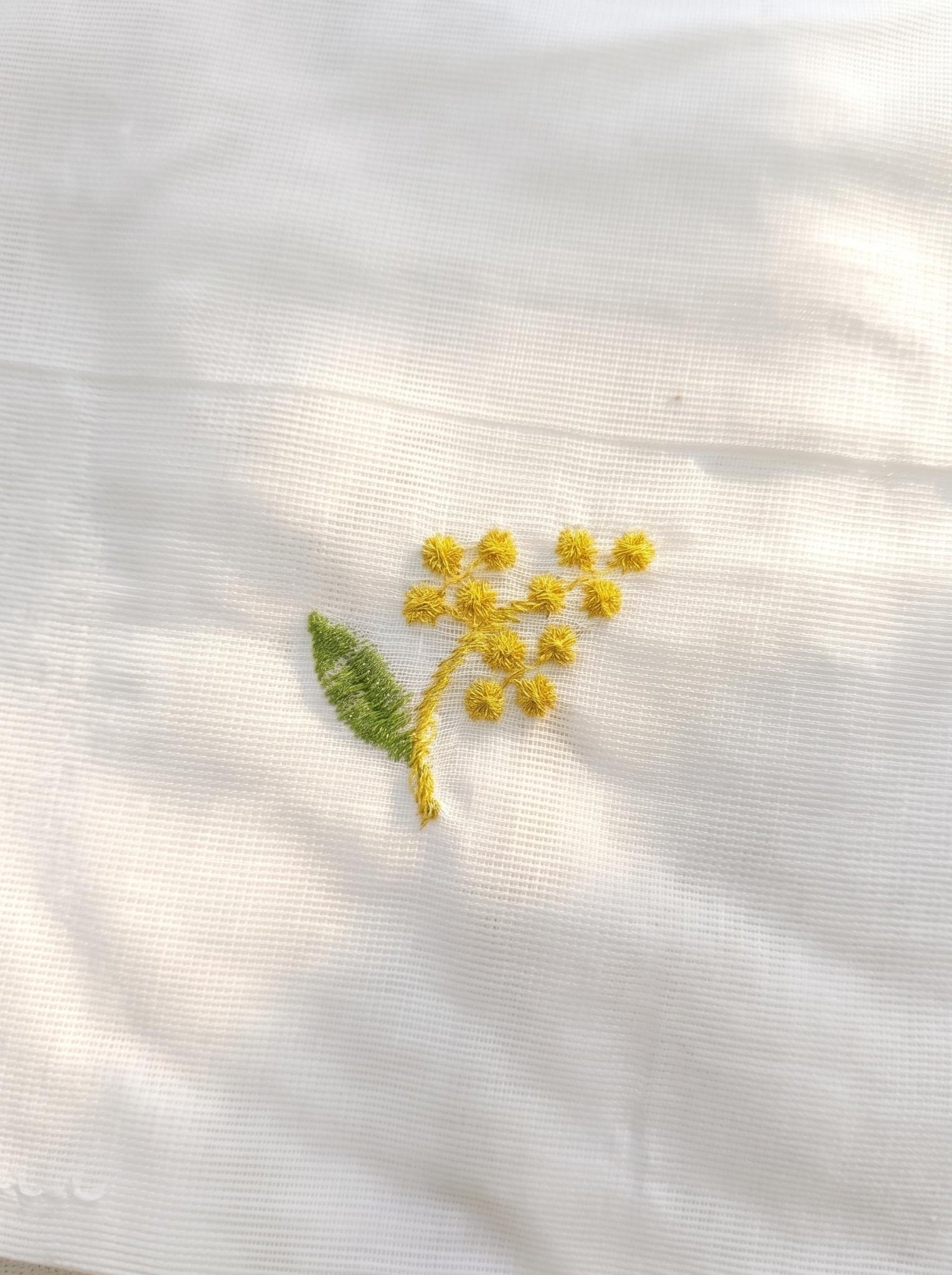 Kanakapushpam Cotton Kasavu Green - Authentic Kerala Saree | Kasavu Saree | House Of Keralam
