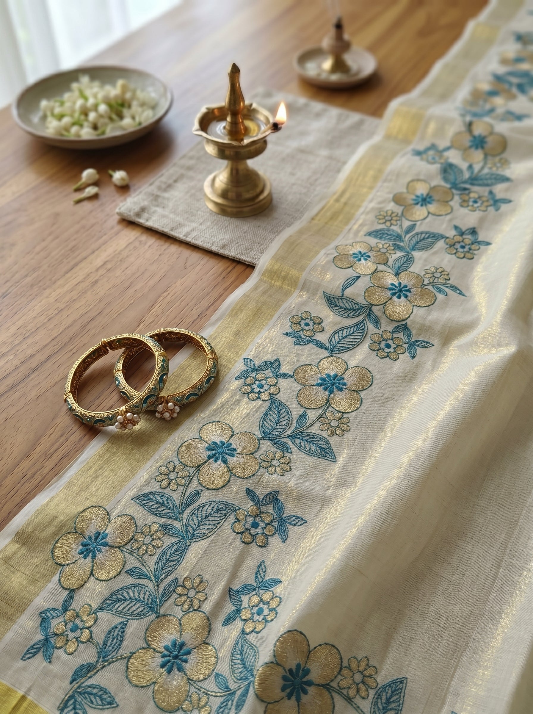 Pushpanjali Tissue Kasavu