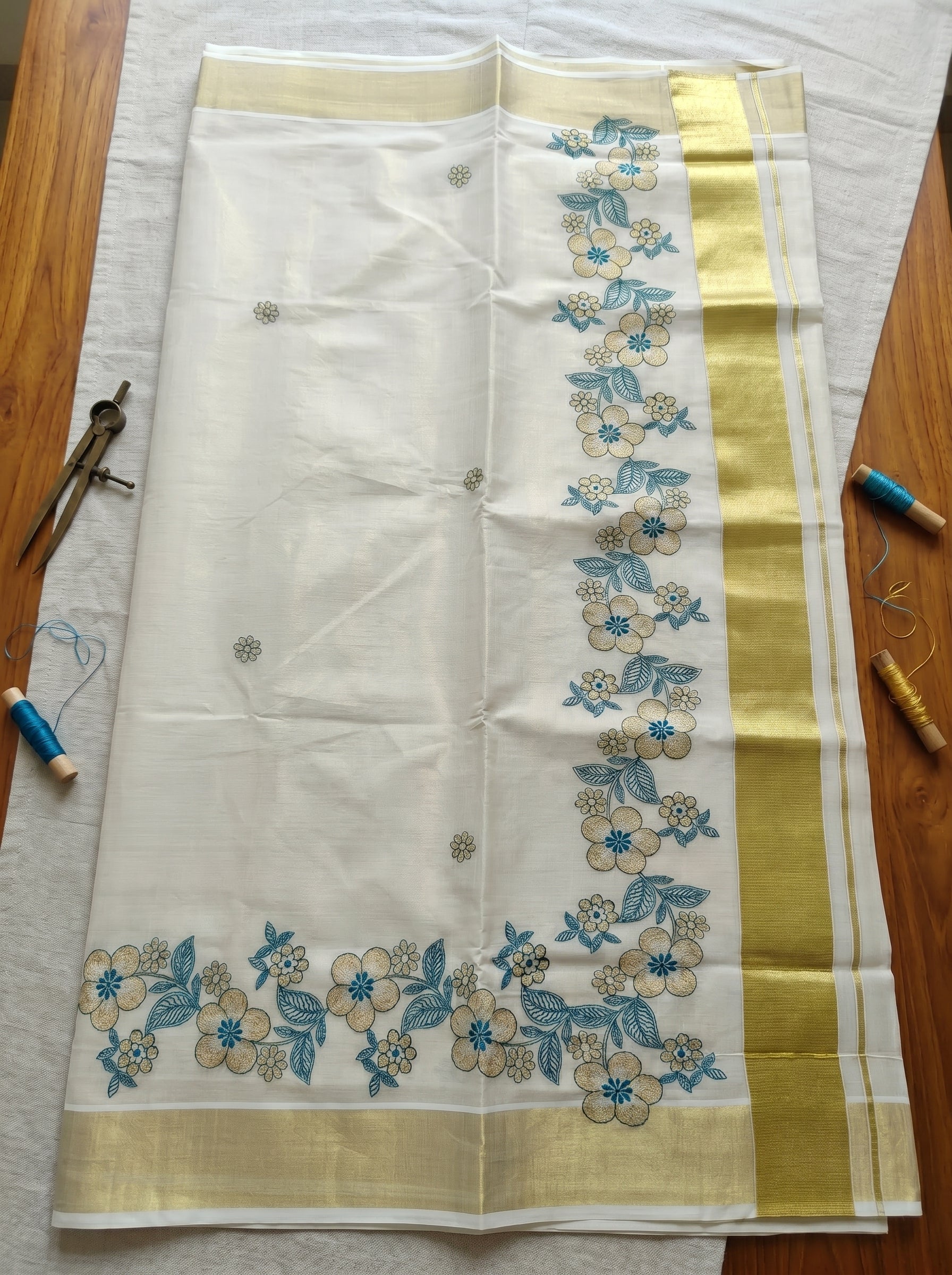 Pushpanjali Tissue Kasavu