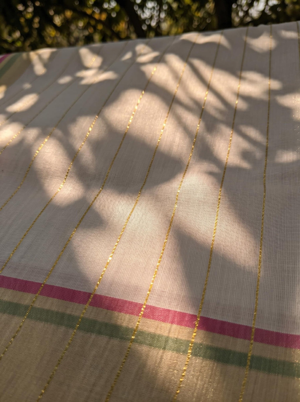 Rajarekha Tissue Kasavu Red - Authentic Kerala Saree | Kasavu Saree | House Of Keralam