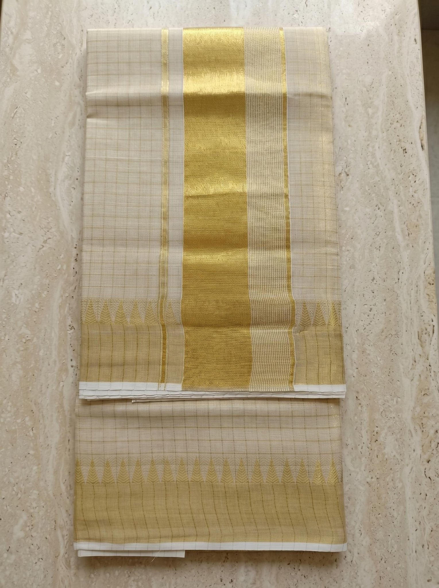 Svarnarekha Tissue Kasavu - Authentic Kerala Saree | Kasavu Saree | House Of Keralam