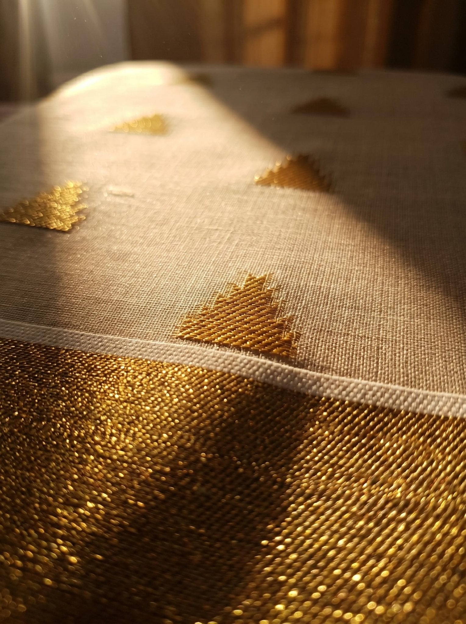 Triloka Tissue Kasavu - Authentic Kerala Saree | Kasavu Saree | House Of Keralam